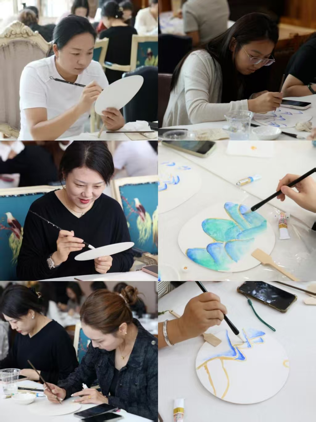 执扇绘江山,师心映山河|长春电子科技学院举办教师节手绘活动 执扇绘江山,师心映山河|长春电子科技学院举办教师节手绘活动